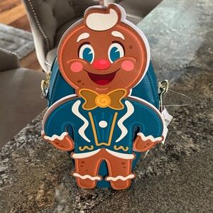 Disney Parks Jollywood Nights Ollie the Gingerbread convertible backpack